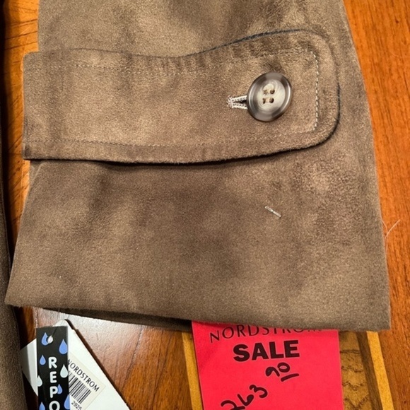 Men's Roberto Baroso Faux Suede Coat with Scarf!! Size 44R!! Nordstrom $264.00!! - Picture 3 of 6